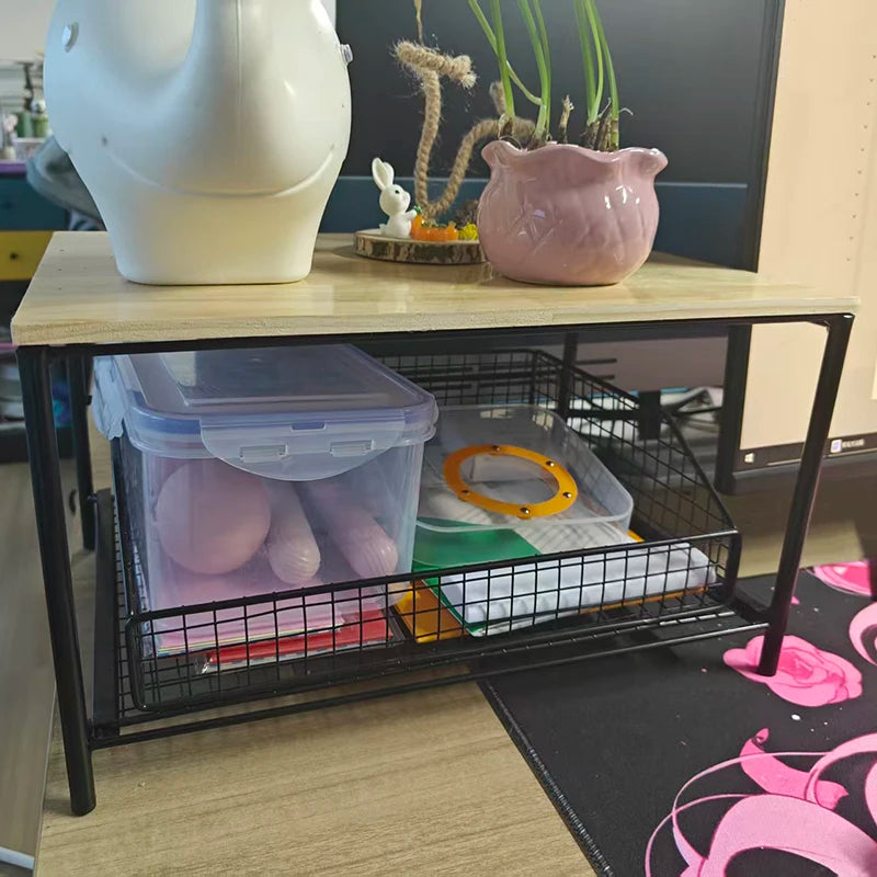 Kitchen Countertop Organizer – Multi-Use Shelf for Microwave, Spices, Coffee Machine & Printer