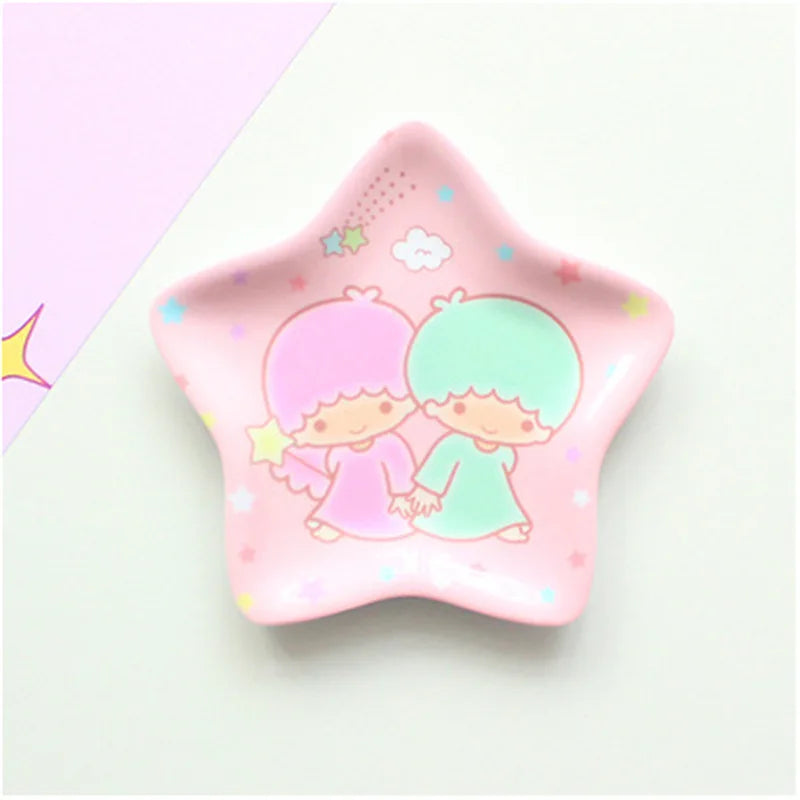 Animal Cartoon Cute Children'S Imitation Ceramic Tableware Cake Snacks Dry Fruit Plates Small Dishes Dishes Kitchen Utensils