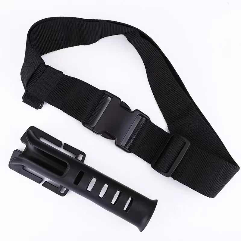 Portable rod holder fishing gear accessory with adjustable waist fishing rod insertion device fishing accessories tool outdoor
