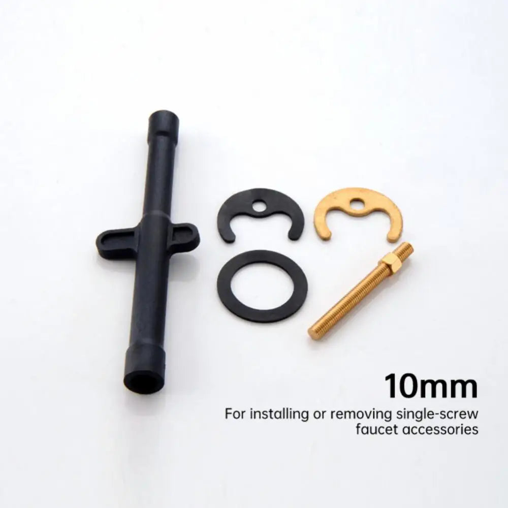 Plumbing Key 9/10/11/12mm Tap Wrench Flume Wrench Sink Faucet Socket Wrench Plumbing Tools Wrench Multifunctional Plumbing Tool