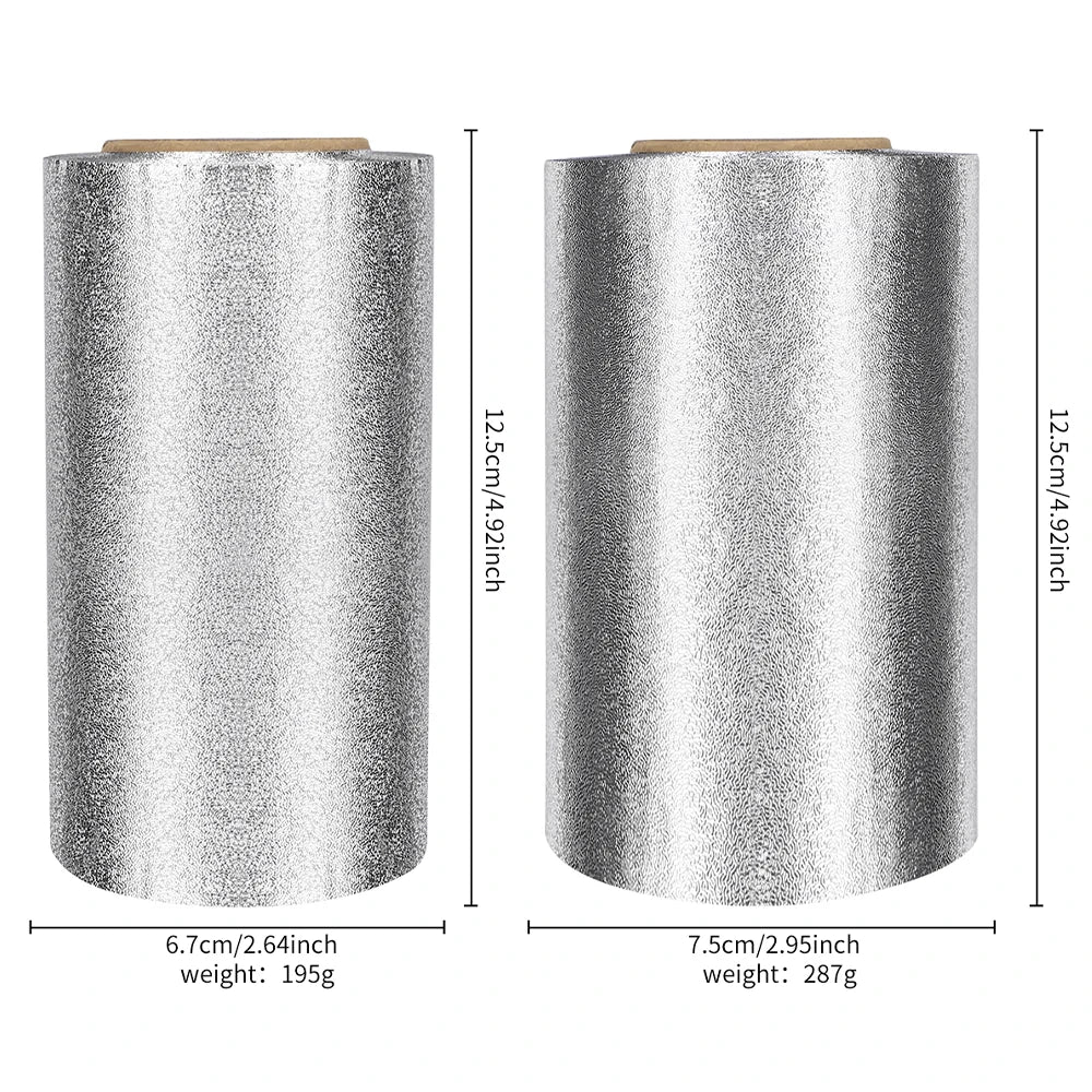 Professional Hair Tin Foil Roll For Curling, Dyeing, Highlights And Nail Polish Removal - Salon Quality Beauty Supply