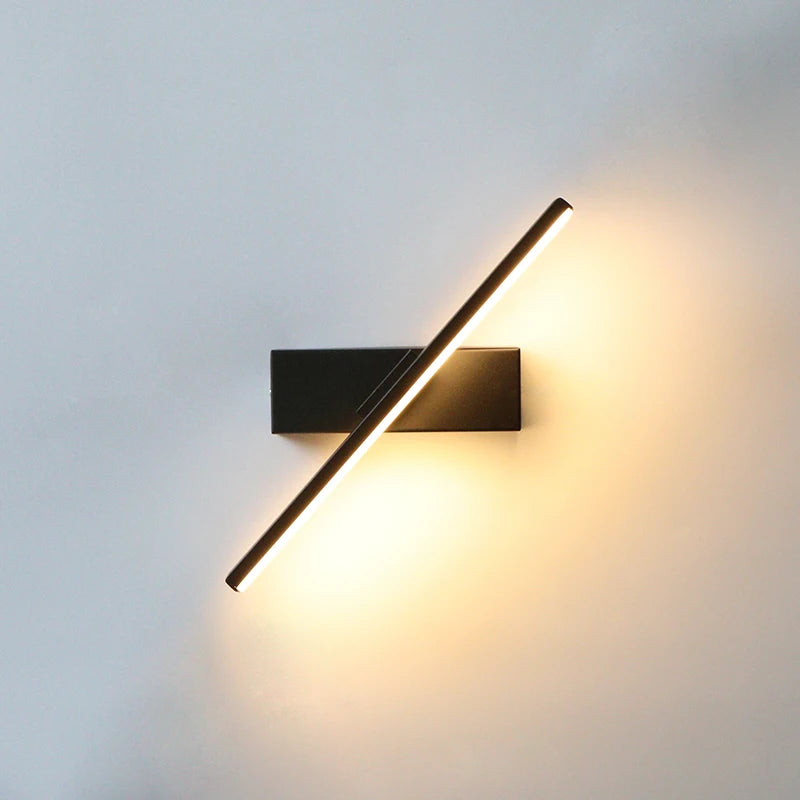 LED Wall Light  Bedroom Beside Wall Lamp 330° Rotatable Adjustment Of Lighting Angle Length 30cm/40cm/50cm Aluminum And Iron
