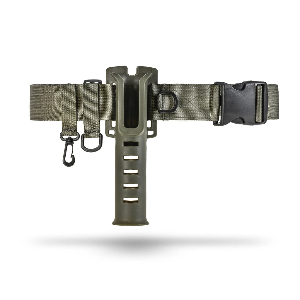 Portable rod holder fishing gear accessory with adjustable waist fishing rod insertion device fishing accessories tool outdoor
