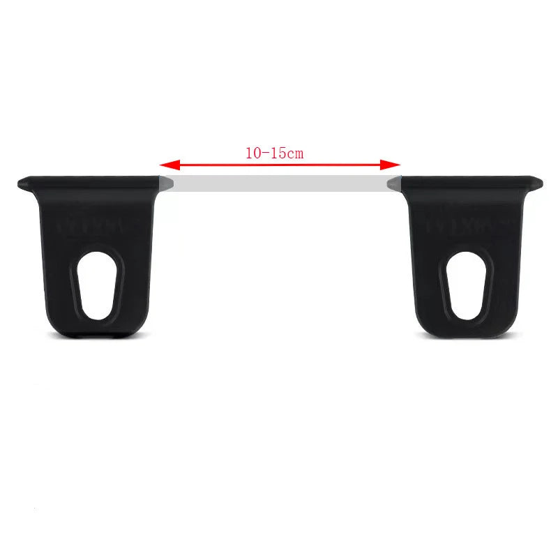 10PCS Accessories RV Black/White Hooks Outdoor Clothes/Shoes Hooks For RV Awnings Quick And Easy Installation Auto Parts