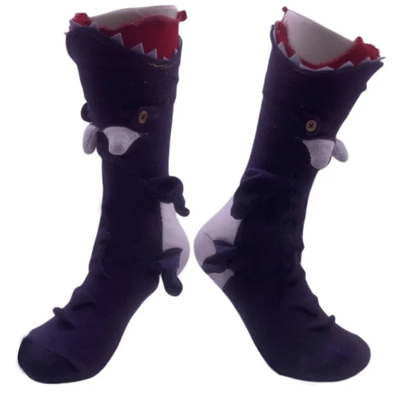 Christmas Socks Knitted Crocodile Socks Animal Funny Socks Holiday Party Supplies