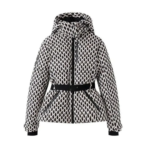 2025 New Women'S Fashion Waist With Belt Hooded Down Cotton Jacket Commuting Warm Windproof Jacket More Comfortable To Wear