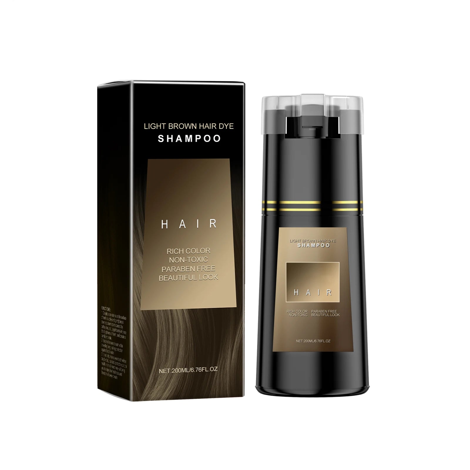 Hairdressing Shampoo Natural Hair Dye Easy to Color Clean Hair Strengthen Nourish Smoothing Non-irritating Fashion Dying Cream