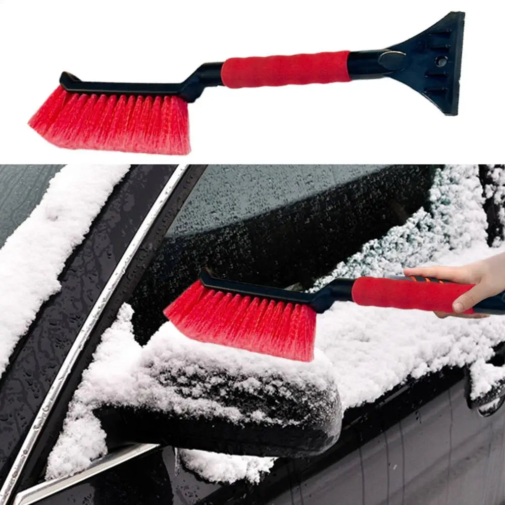 Ice Scrapers for Car Windshield 2 in 1 Snow Scraper and Brush Ergonomic Foam Grip Snow Cleaner for Car Window Ice Scraper