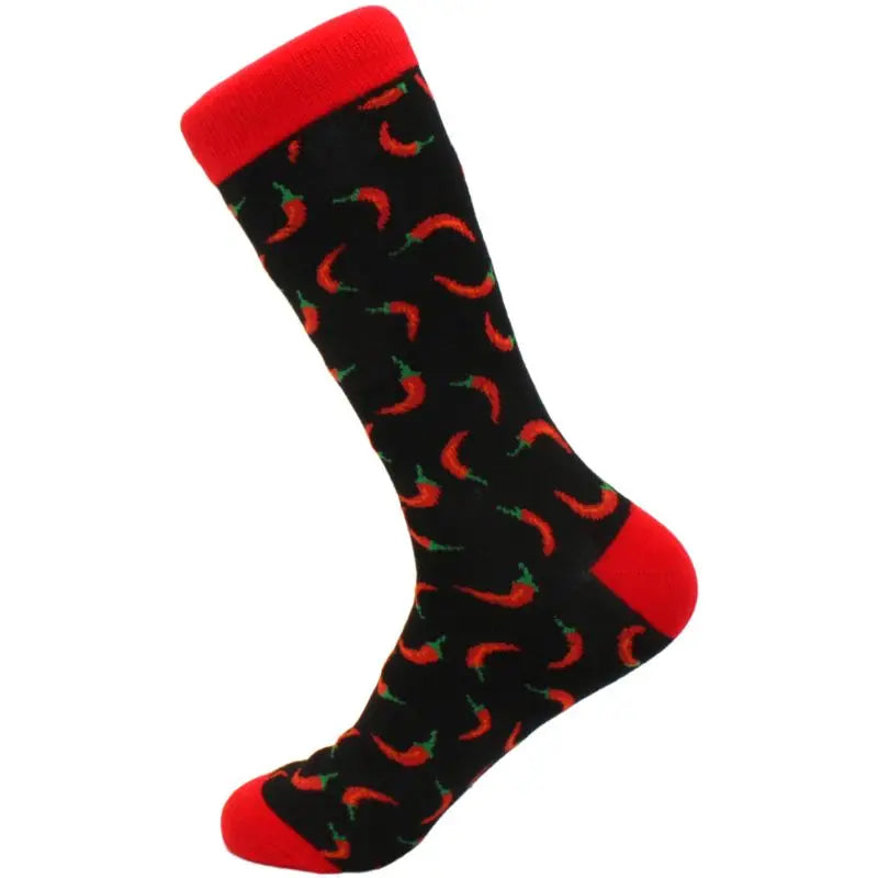 Men's hip hop harajuku socks polka dot alien skateboard checkered animal medium cut funny socks