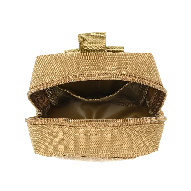 Outdoor Molle Pouch Waist Bag Utility EDC Tool Pack Phone Holder Case Working Hiking Camping Hunting Accessories Organizer Bags