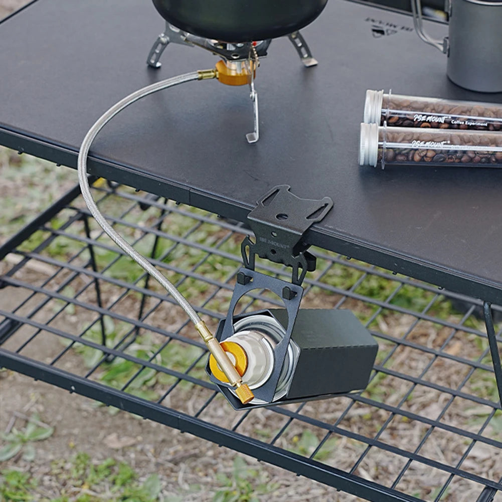 Outdoor Canister Hanging Hook Camp Gas Canister Stand Gas Canister Hanging Hook Camping Accessories for Travel