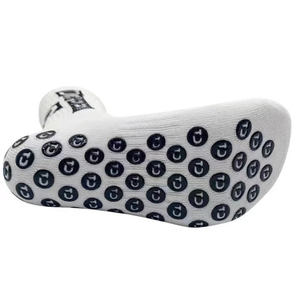 4 pairs of football socks sports socks men's mid-calf socks silicone non-slip dot socks basketball yoga socks