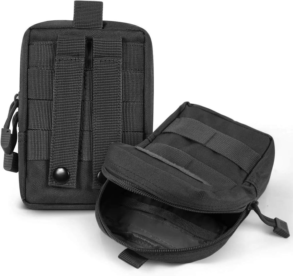 Outdoor Molle Pouch Waist Bag Utility EDC Tool Pack Phone Holder Case Working Hiking Camping Hunting Accessories Organizer Bags