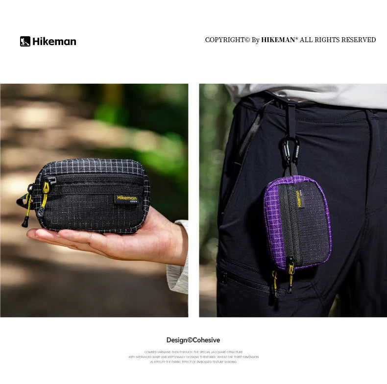 HIKEMAN Multifunctional Utility Bag Outdoor Camping Tactical Hanging Bag Accessories Storage Card Bag