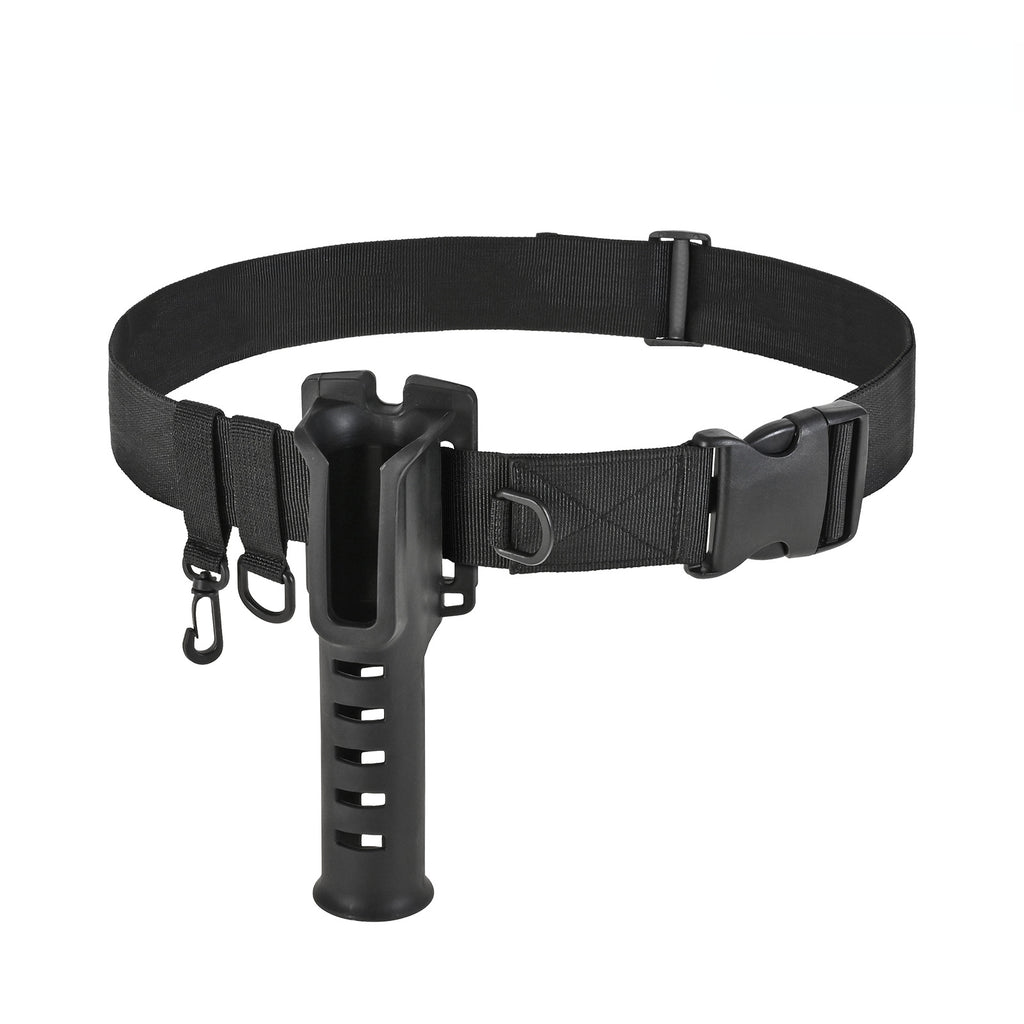 Portable rod holder fishing gear accessory with adjustable waist fishing rod insertion device fishing accessories tool outdoor