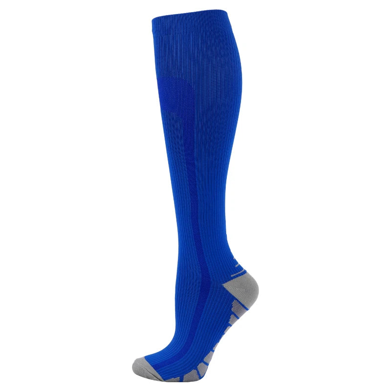 Unisex Compression Socks 30 Mmhg Sport Socks Soccer Football Socks Arrow Pattern Thigh Tube Socks Outdoor Running Fitness Socks