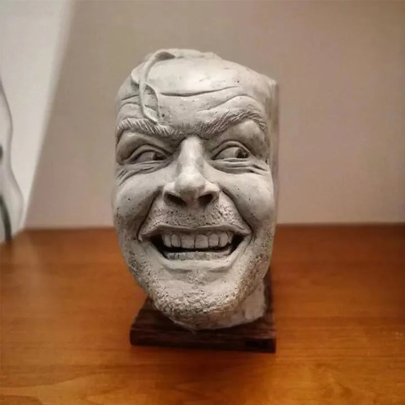 NEW Halloween Johnny's Book Stall Decorations Decoration Home Courtyard Design Decoration Face Simulation