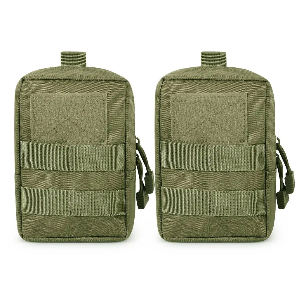 Outdoor Molle Pouch Waist Bag Utility EDC Tool Pack Phone Holder Case Working Hiking Camping Hunting Accessories Organizer Bags