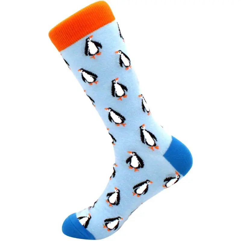 Men's hip hop harajuku socks polka dot alien skateboard checkered animal medium cut funny socks