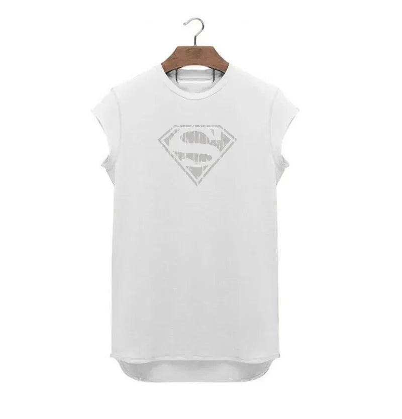 Mens Workout Muscle Clothing Gym Bodybuilding T-shirt Summer Cotton Small Sleeve Casual Sportswear Fitness Breathable Shirts