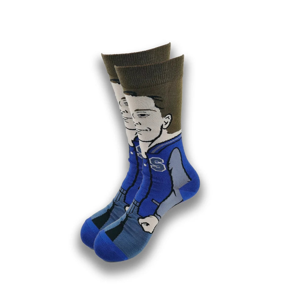 High quality comfortable cartoon characters Men and Women  Latest Design Funny Socks