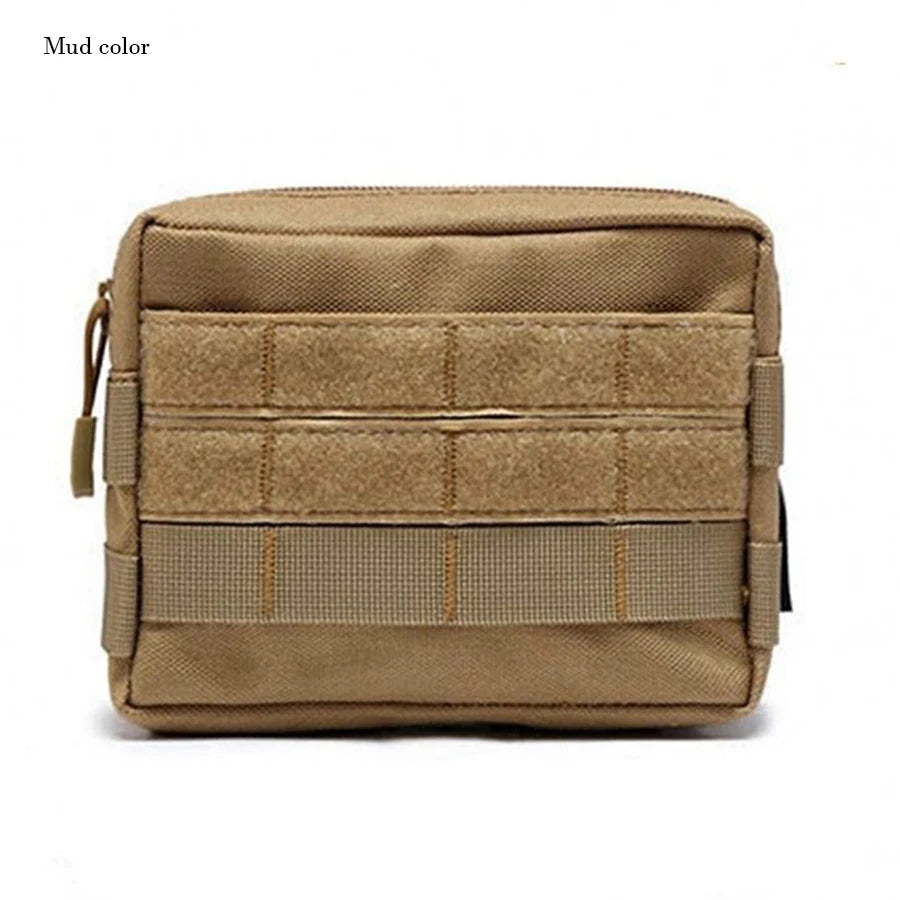 Multi functional accessory miscellaneous bag storage bag can be hung on top of outdoor vest, outdoor backpack belt