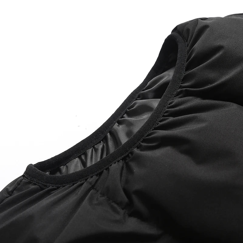 Mens Vest Jacket Warm Sleeveless Jackets Winter Waterproof Zipper Coat Autumn Stand-up Collar Casual Waistcoat Brand Clothing