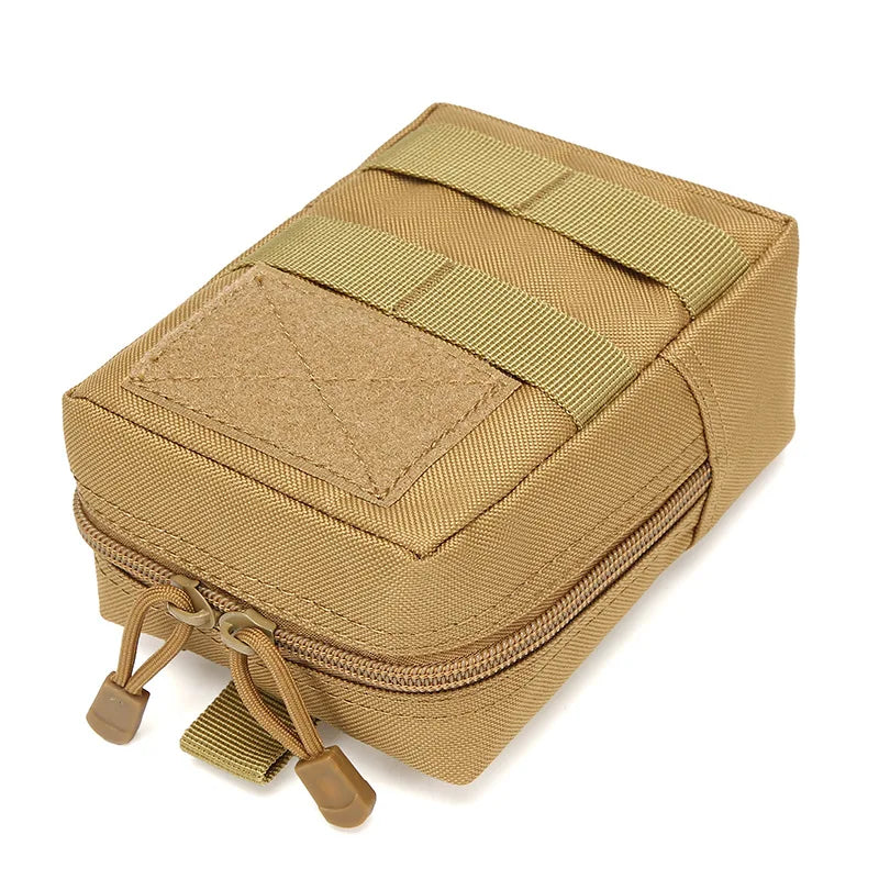 Outdoor Molle Pouch Waist Bag Utility EDC Tool Pack Phone Holder Case Working Hiking Camping Hunting Accessories Organizer Bags