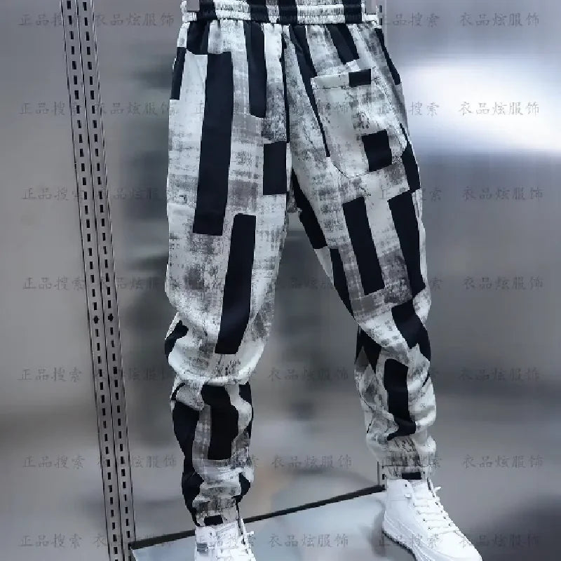 Men's Clothing Trousers for Men Pants Sport Male Clothes Baggy Pants Man Korean Popular Clothes Running Gym Jogging Sweatshirt