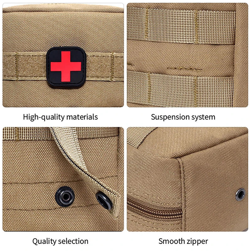 Outdoor First aid kit EDC Molle Medical Kit IFAK Survival Emergency Waist Pack EDC Kit Outdoor Hunting Accessories