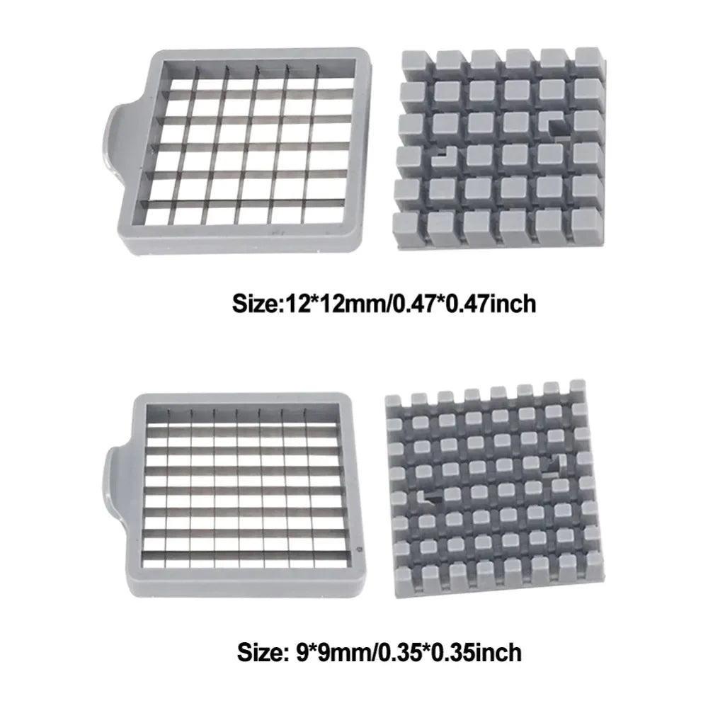Silver 64 Hole 36 Hole Potato Slicer High Quality PP French Fries Slicer Blade Vegetable Shredder Meat Chopper Blade