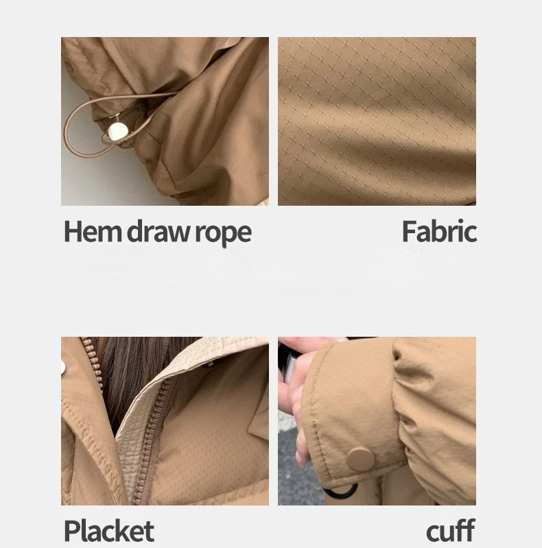 2025 Women Clothing Short Cotton Coat Winter New Style Loose Fit Thickened Petite Cotton Jacket Cold Protection Bread Parkas