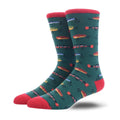 Men's Hip Hop Harajuku Socks Shark Clown Skateboarding Oil Painting Animal Mid-cut funny socks