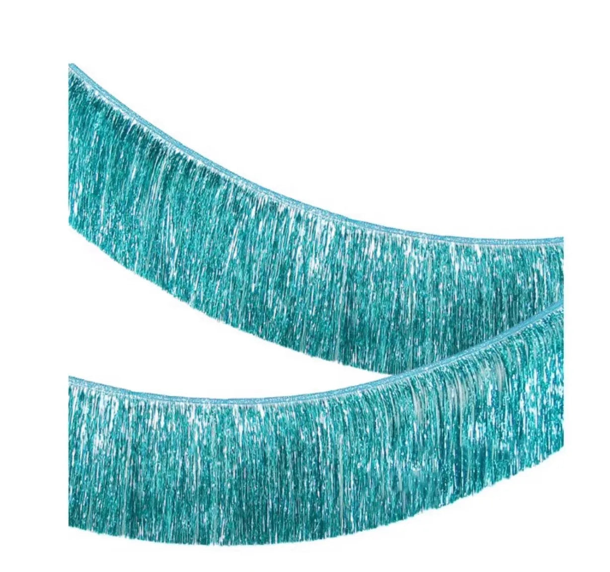Shiny Tinsel Tassels Fringes Banner Garland Curtain Party Background Photo Props Rain Silk Curtain Wedding Decoration Supplies