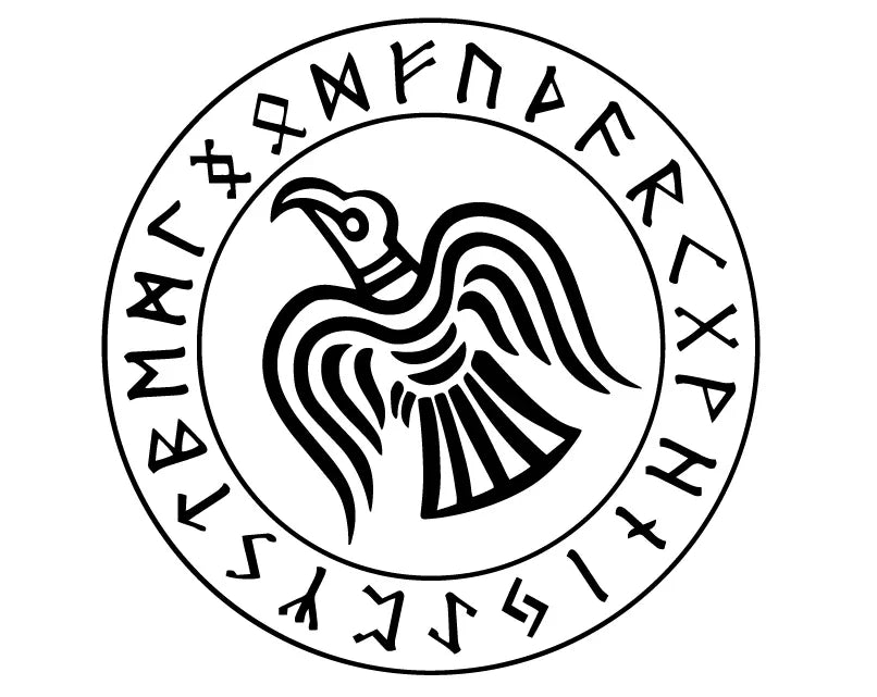 15cm Cartoon Viking Rune Fun Personality Car Window Body Cover Scratches Stickers Stylish, Cute, Exterior Parts PVC Accessories