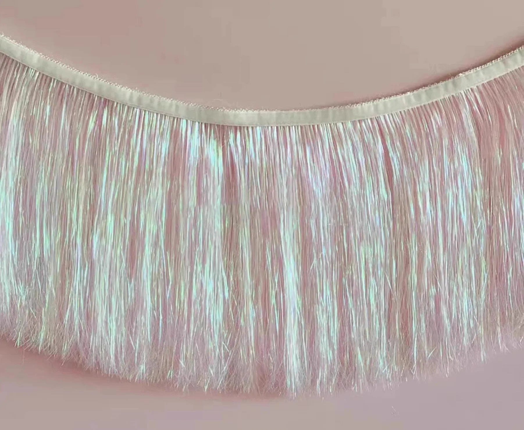 Shiny Tinsel Tassels Fringes Banner Garland Curtain Party Background Photo Props Rain Silk Curtain Wedding Decoration Supplies