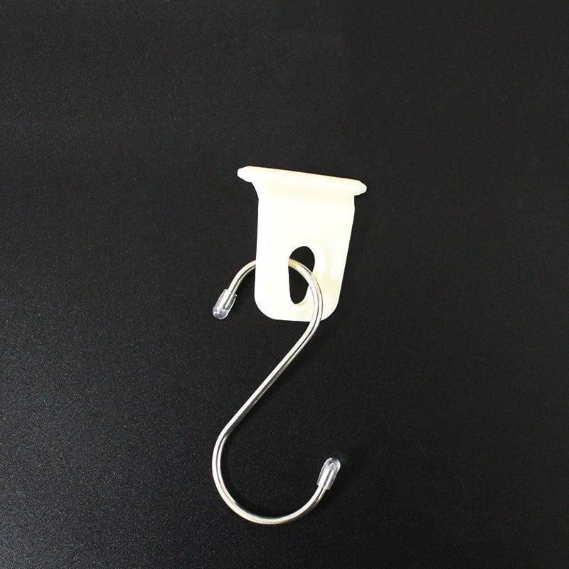 10PCS Accessories RV Black/White Hooks Outdoor Clothes/Shoes Hooks For RV Awnings Quick And Easy Installation Auto Parts