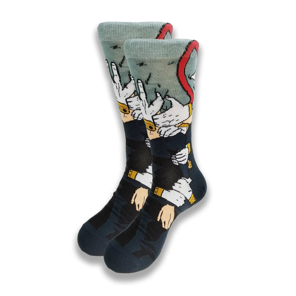 High quality comfortable cartoon characters Men and Women  Latest Design Funny Socks
