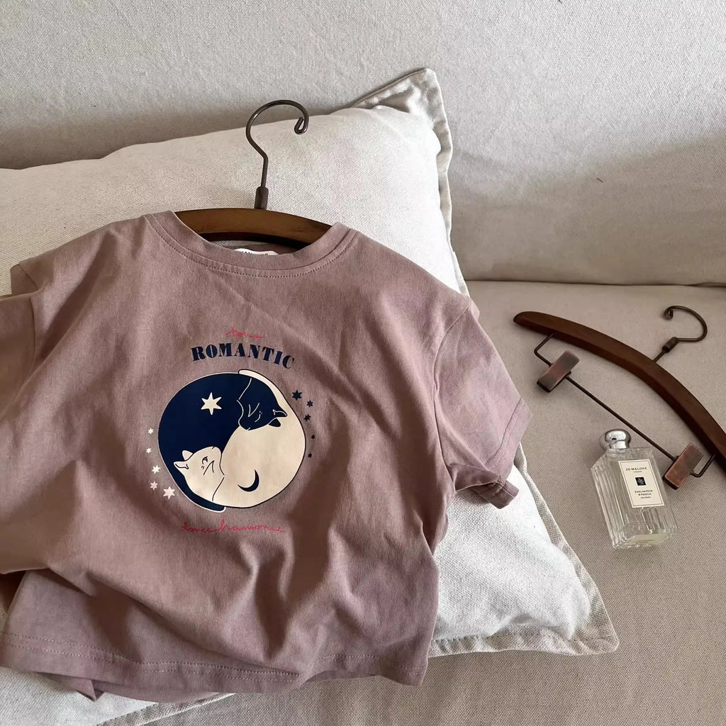 Children's Clothing T-Shirt Kids Clothes Boys Girls Summer Cartoon Tops Short Sleeve Clothes  Cotton Baby Clothing