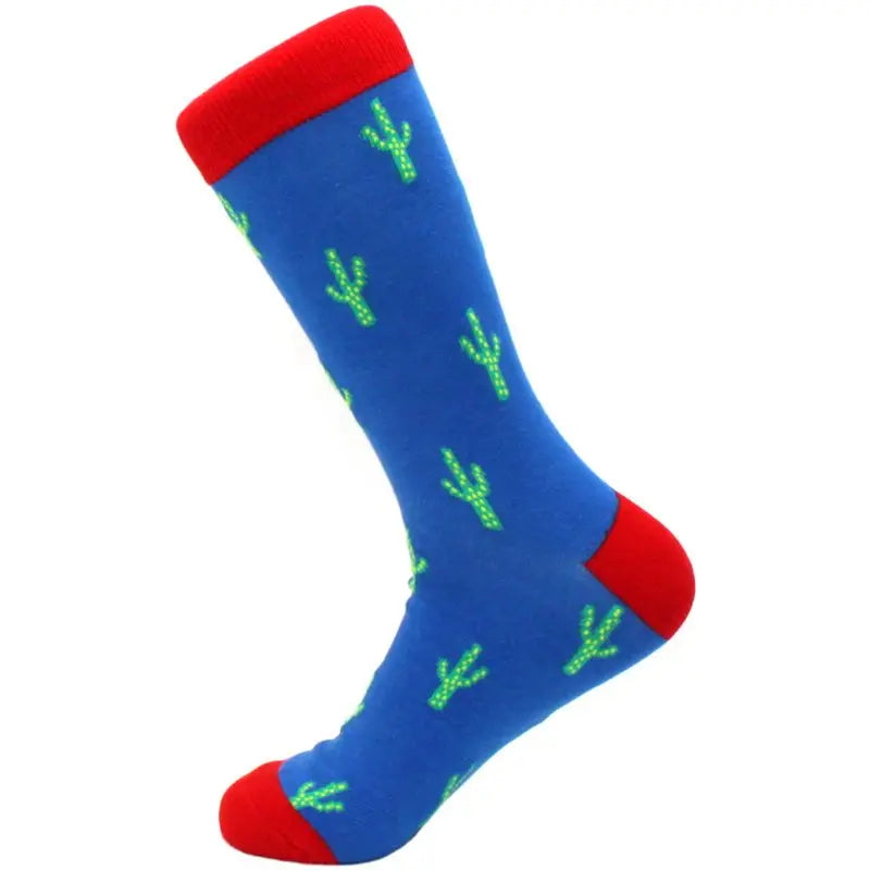 Men's hip hop harajuku socks polka dot alien skateboard checkered animal medium cut funny socks