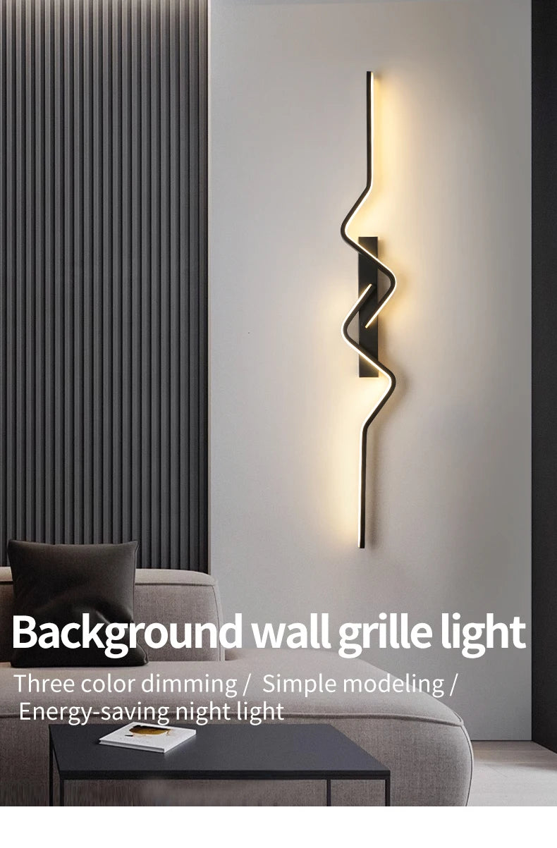 Modern Wall Light Long Lights Nordic Living Room Decorative lights For Wall Corridor Ceiling Light Home Decor Lighting Fixtures
