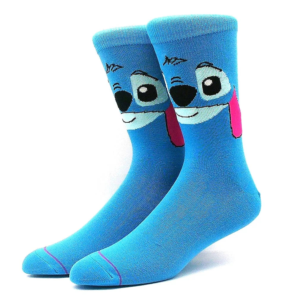 2023 Funny Socks Hot Selling High Quality Anime Socks Men's Women's Funny Socks Personality Fashion Men's Socks Cartoon Socks