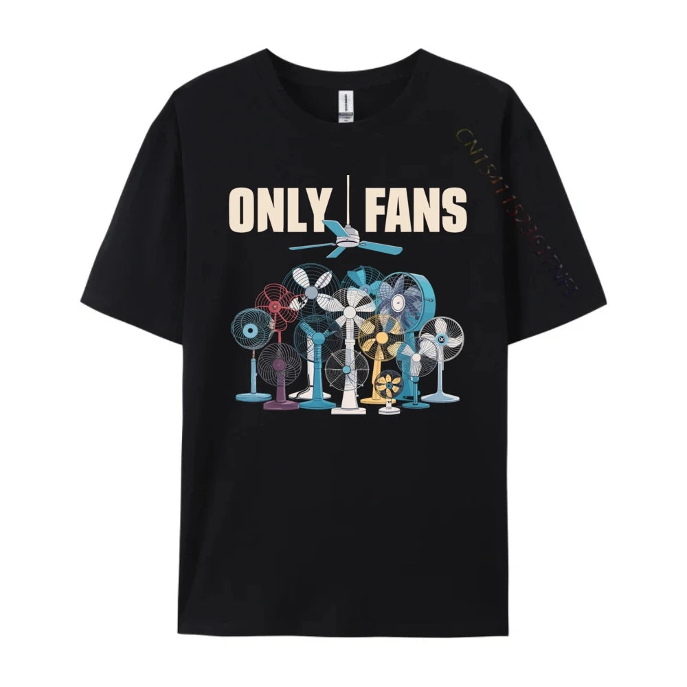 Only Fans Mens Clothing Plus Size Men's Fashion Short Sleeve Clothing Print Cotton Tee Shirts