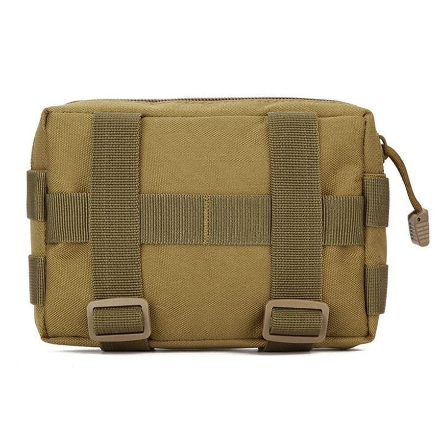 Multi functional accessory miscellaneous bag storage bag can be hung on top of outdoor vest, outdoor backpack belt