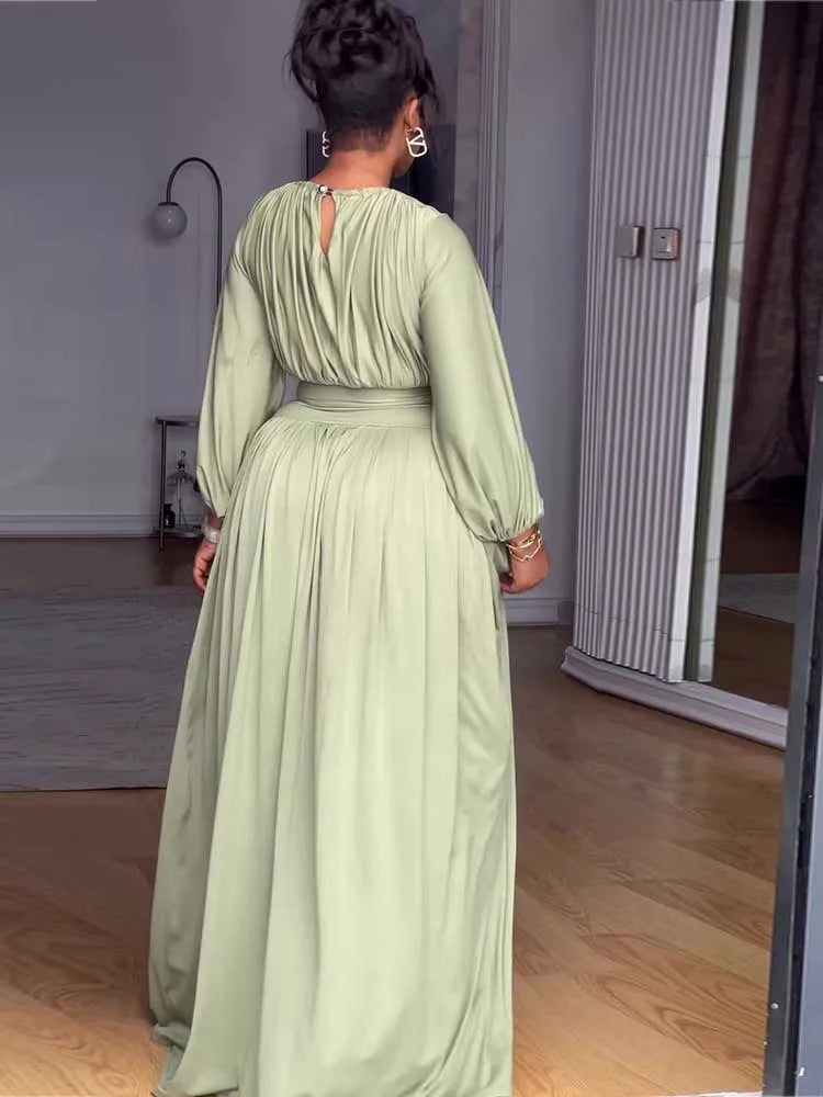 Female Clothing Autumn 2-piece Sets for Women Long Sleeve Top and Long Skirt Set Ladies Casual Dress Set Wholesale Dropshipping
