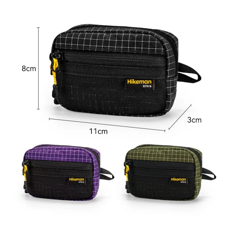 HIKEMAN Multifunctional Utility Bag Outdoor Camping Tactical Hanging Bag Accessories Storage Card Bag