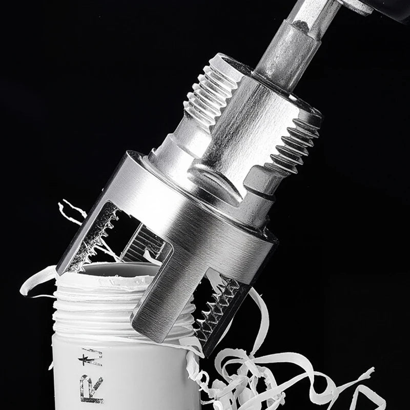 1pc 4/6 Split Integrated Internal and External Water Pipe Threading Tool PPR & PPE & PVC Plastic Pipes Threader