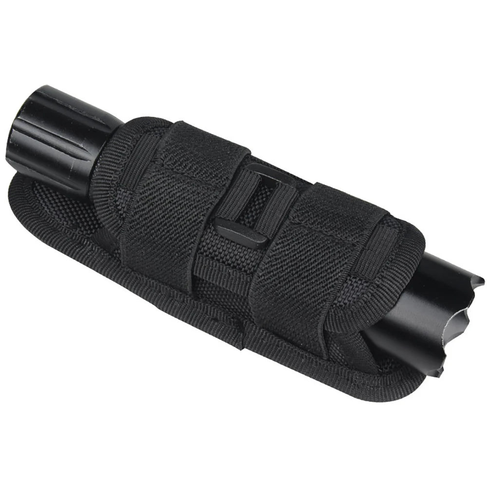 Tactical Flashlight Pouch Holster Molle Torch Holder Carry Case EDC Tool Waist Bag Outdoor Sport Camping Hunting Accessories