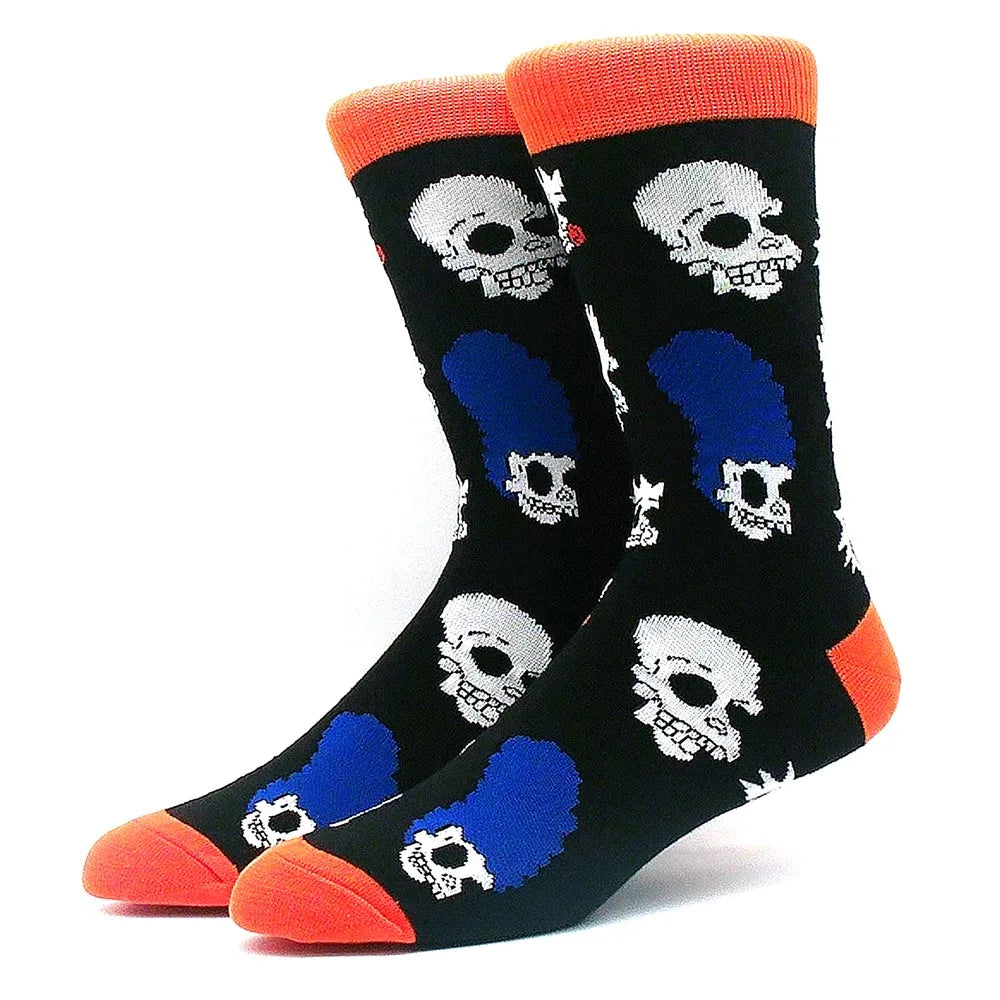 2023 Funny Socks Hot Selling High Quality Anime Socks Men's Women's Funny Socks Personality Fashion Men's Socks Cartoon Socks