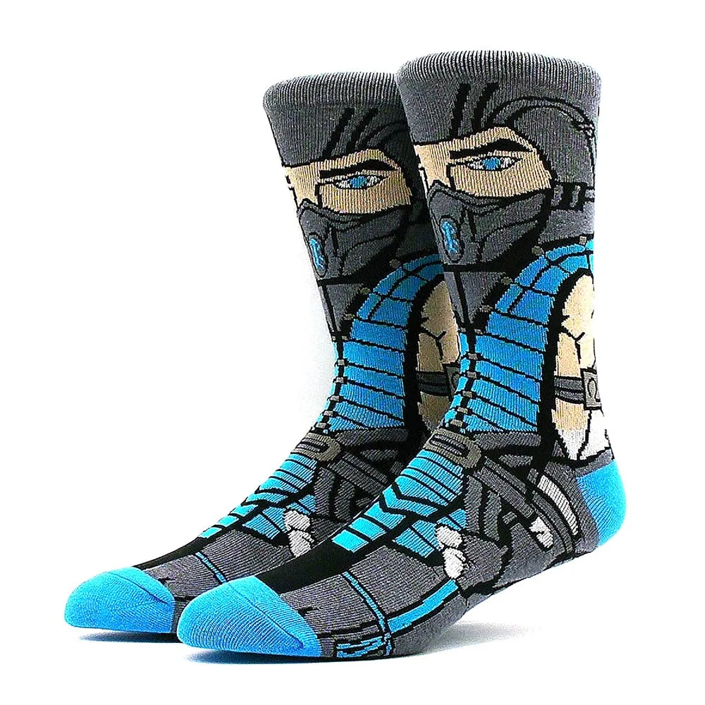 2023 Funny Socks Hot Selling High Quality Anime Socks Men's Women's Funny Socks Personality Fashion Men's Socks Cartoon Socks